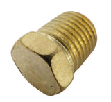 Plug pipe 1/4" bronze
