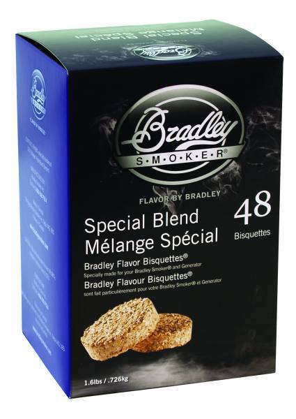 Bradley Smoker Bisquettes 48 Pack Special Blend by Bradley Smoker