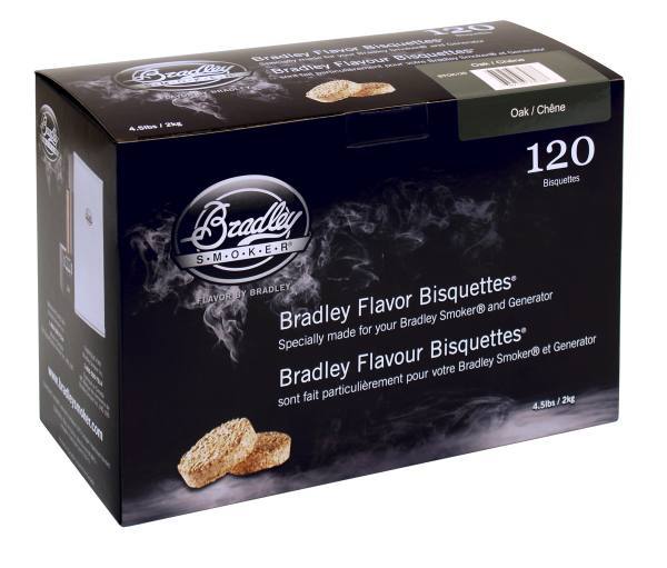 Bradley Smoker Bisquettes 120 Pack - Oak
