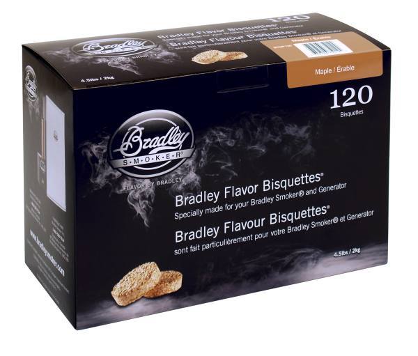 Bradley Smoker Bisquettes 120 Pack - Maple