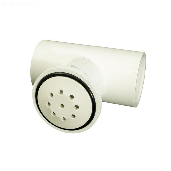 Top-Flo Air Injector, 1"Tee - White - Yardandpool.com