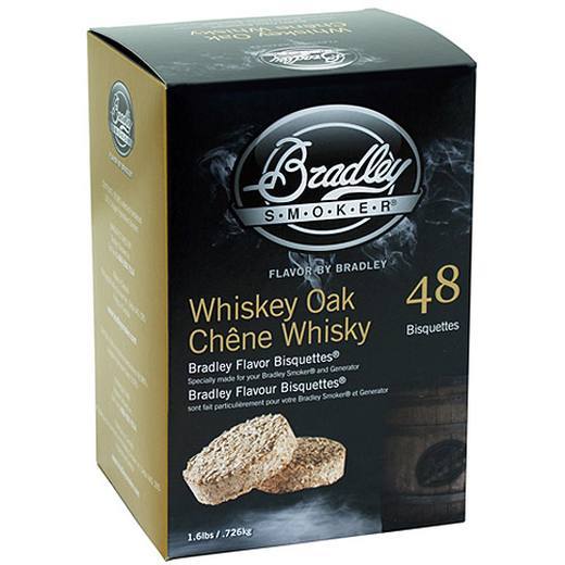 Bradley Smoker Bisquettes 48 Pack - Whiskey Oak - Yardandpool.com