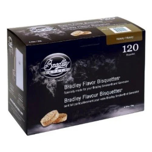 Bradley Smoker Bisquettes 120 Pack Hickory by Bradley Smoker