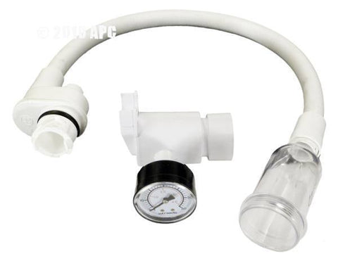 Wall Quick Connect Hose, Bottom In-Line Filter Assembly - Yardandpool.com