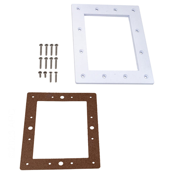 Pentair PacFab Bermuda Skimmer Face Plate Kit, White