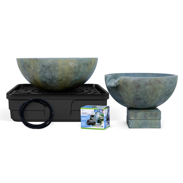 Aquascape Spillway Bowl And Basin Landscape Fountain Kit 58087