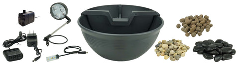 Aquascape AquaGarden Tabletop Fountain Kit - Gray 78347