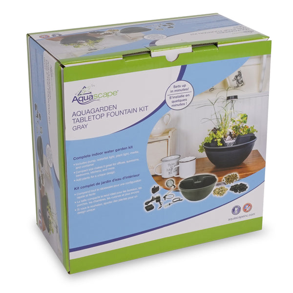 Aquascape AquaGarden Tabletop Fountain Kit - Gray 78347