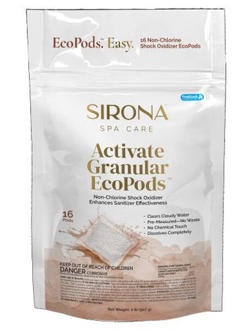 Sirona Spa Care Activate Granular EcoPods - 16 pods