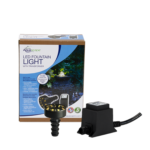 Aquascape Submersible LED Fountain Light Kit with Transformer 84009