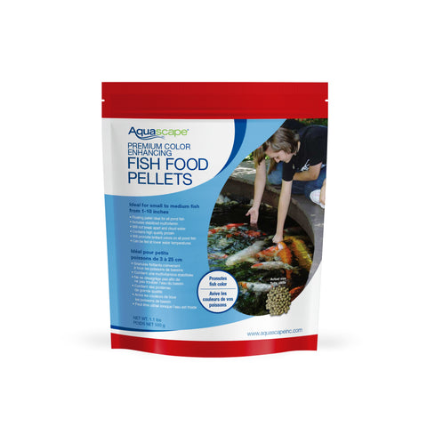 Aquascape Premium Color Enhancing Fish Food Pellets - 1lb 98873