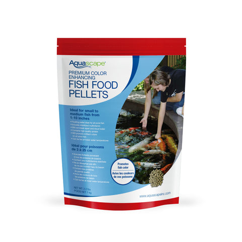 Aquascape Premium Color Enhancing Fish Food Pellets - 2lb 98874