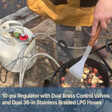 Bayou Classic Dual Burner High Pressure Gas Cooker