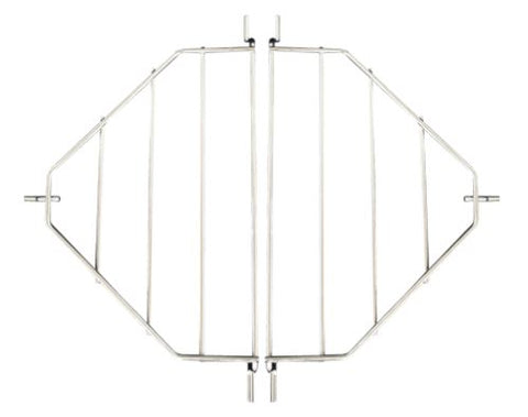 Primo Grills Roaster Drip Pan Rack for Oval JR 200 Grill Stainless Steel - Set of 2