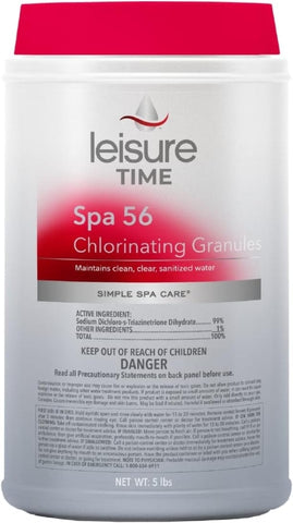 Leisure Time Spa Chemicals - Spa 56 Chlorinating Granules 5 lb