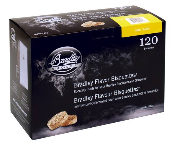 Bradley Smoker Bisquettes 120 Pack - Alder