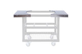 Primo Grills Stainless Steel Shelves for Cart | Oval Large 300 and Oval XL 400 - Yardandpool.com