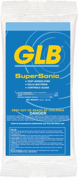 GLB SuperSonic Chlorine Shock - Case of 24 x 1 lb Bags - Yardandpool.com