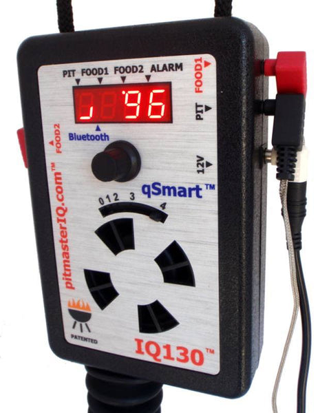 The Pitmaster IQ130 Bluetooth BBQ Smoker Automatic Temperature Control w/ Large Kamado Adapter - Yardandpool.com