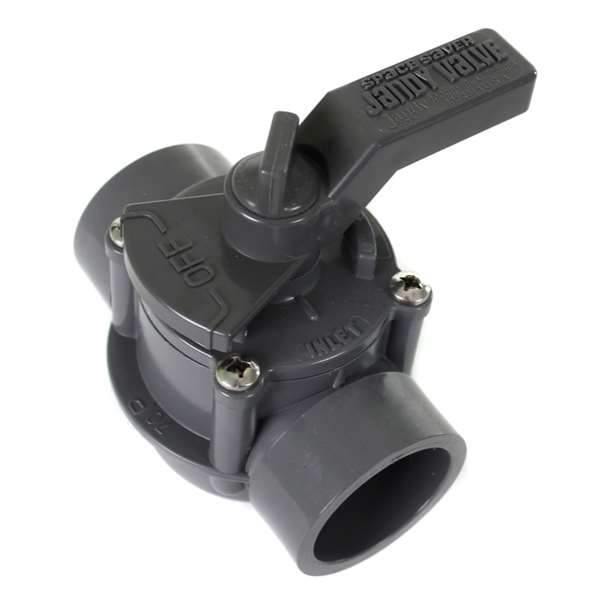 2 port Jandy diverter valve, CPVC, use as 2" SKT or 2.5" SPIGOT - Yardandpool.com