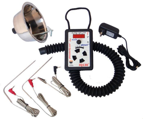 The Pitmaster IQ130 Bluetooth BBQ Smoker Automatic Temperature Control w/ Standard Adapter - Yardandpool.com