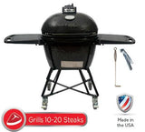 Primo Grills Oval LG 300 ALL-IN-ONE Ceramic Grill - Yardandpool.com