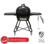 Primo Grills Oval JR 200 ALL-IN-ONE Ceramic Grill - Yardandpool.com