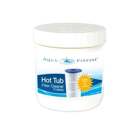 AquaFinesse Hot Tub and Spa Filter Cleaner - 10 Tablets - Yardandpool.com