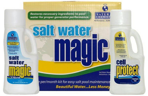 Natural Chemistry Salt Water Magic Monthly Kit - Yardandpool.com