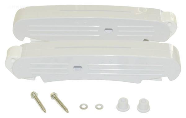 Pod kit, white, inc. right/left pods, plugs, screws & washers - Yardandpool.com