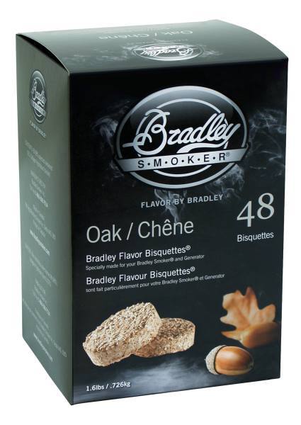 Bradley Smoker Bisquettes 48 Pack - Oak
