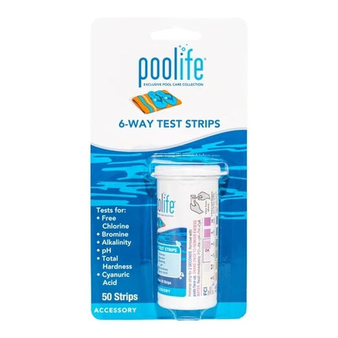 poolife 6-Way Test Strips - 50 strips - Yardandpool.com