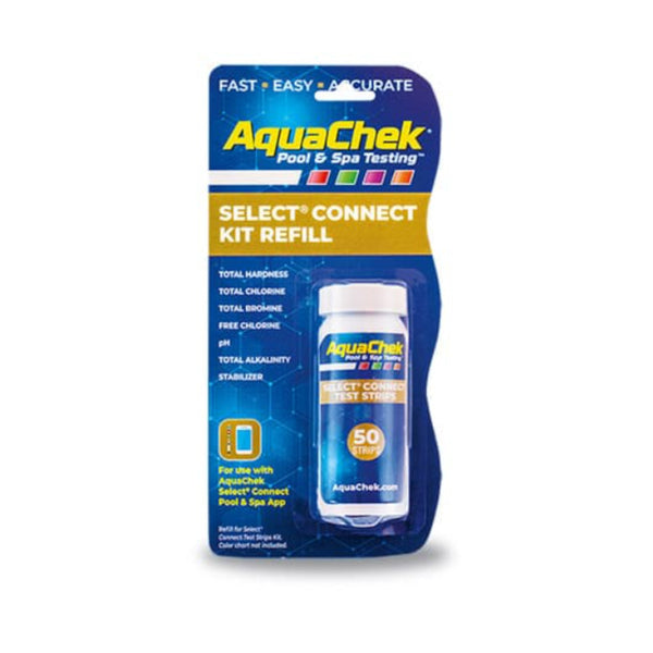 AquaChek Select 7 In 1 Pool & Spa Test Strips Refills - 50 Per Bottle