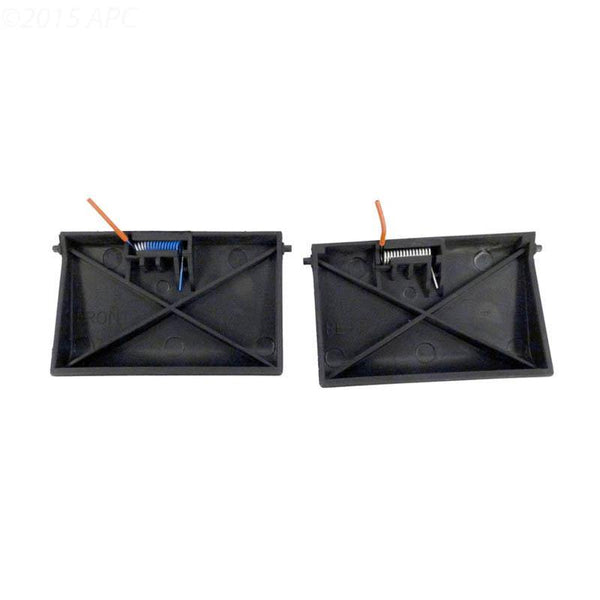 Flap kit, black, inc. (2) flaps, front & rear springs - Yardandpool.com