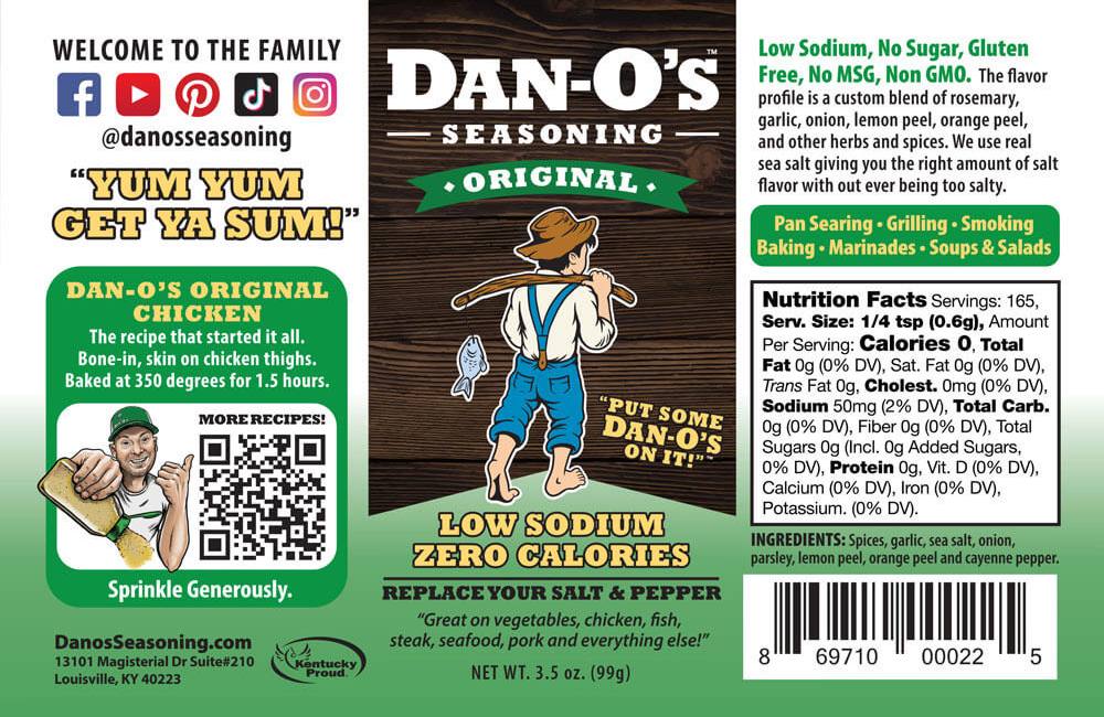Dan O's Original Seasoning - 3.5 oz