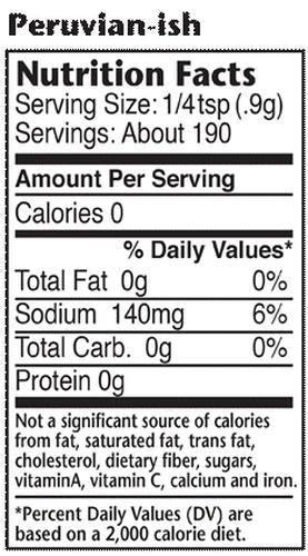 Dizzy Pig Peruvian-ish Rub - 6.2 oz - Yardandpool.com