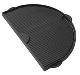 Primo Grills Half Moon Cast Iron Griddle for Oval JR 200 Grill