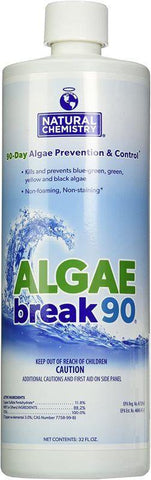 Natural Chemistry Algae Break 90 - 1 qt - Yardandpool.com