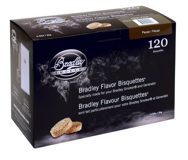 Bradley Smoker Bisquettes 120 Pack - Pecan
