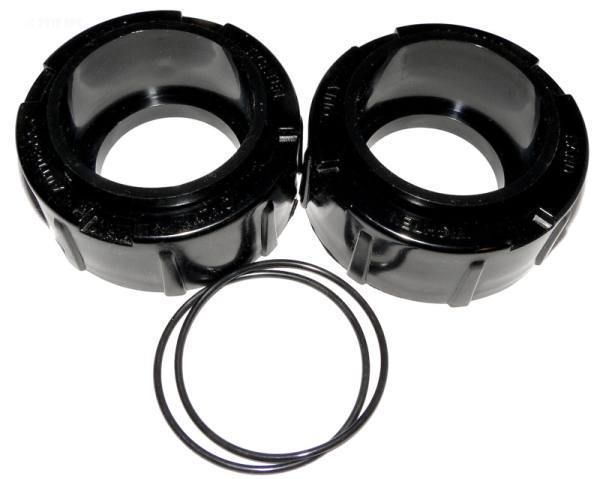 Coupling Nuts w/Flange and O-Ring, set of 2 - Yardandpool.com