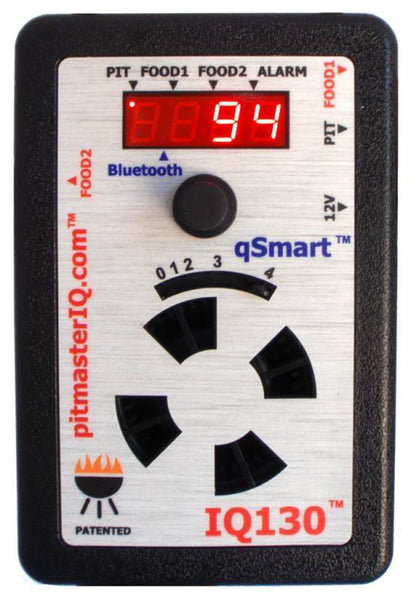 The Pitmaster IQ130 Bluetooth BBQ Smoker Automatic Temperature Control w/ Standard Adapter - Yardandpool.com