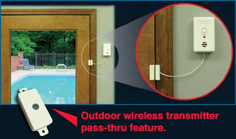 Poolguard Door Alarm with Wireless Transmitter