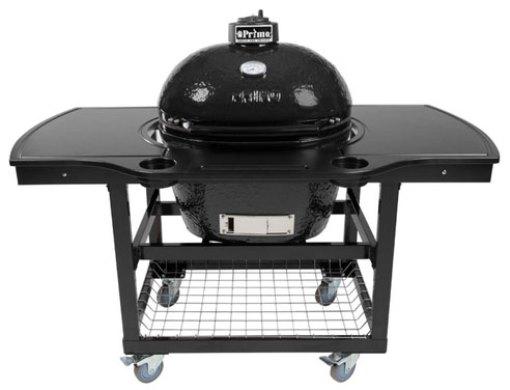 Primo Grills Jack Daniel's Edition One Piece Island Top w/ Two Cup Holders for Oval 400 XL Grill - Yardandpool.com