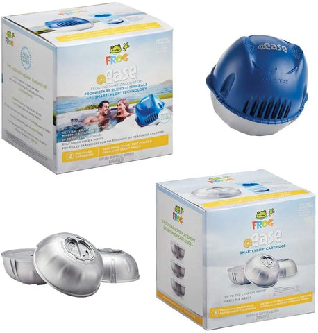Spa Frog @ease Floating Sanitizing System and SmartChlor Replacement Cartridges