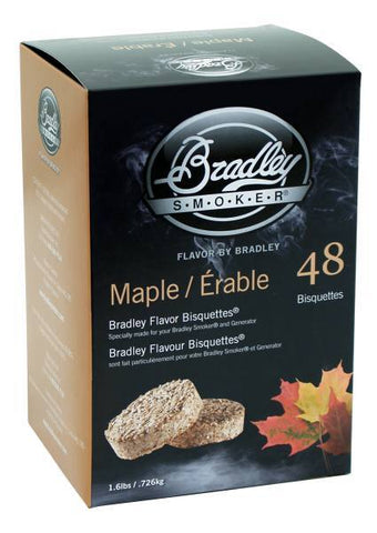 Bradley Smoker Bisquettes 48 Pack - Maple