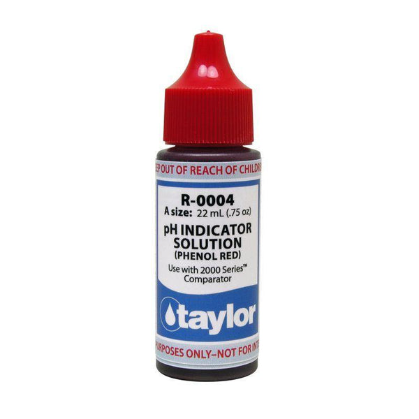 Taylor pH Indicator Solution Phenol Red - .75 oz - Yardandpool.com